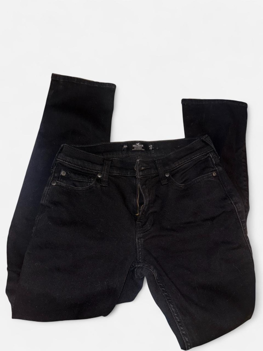 Black Women’s Slim Straight Jeans - Hollister